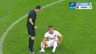 中超第14轮:大连英博主场2-0力克成都蓉城
